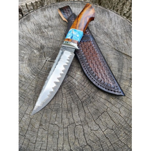 БІРЮЗОВИЙ КРИСТАЛ ніж ручної роботи майстра студії MV Knify, сталь K390™ в обкладках 95х18, 64 HRC. Photo 3